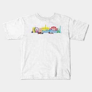 Vienna buildings Kids T-Shirt